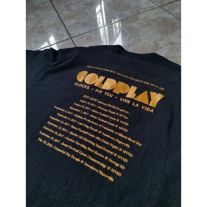 T-Shirt COLDPLAY Original
