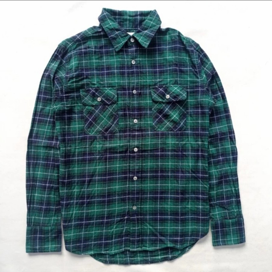 kemeja mcgregor classics casual plaid flannel shirt
