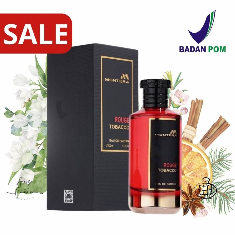 Fragrance World Montera Rouge Tobacc for Unisex EDP 100ml