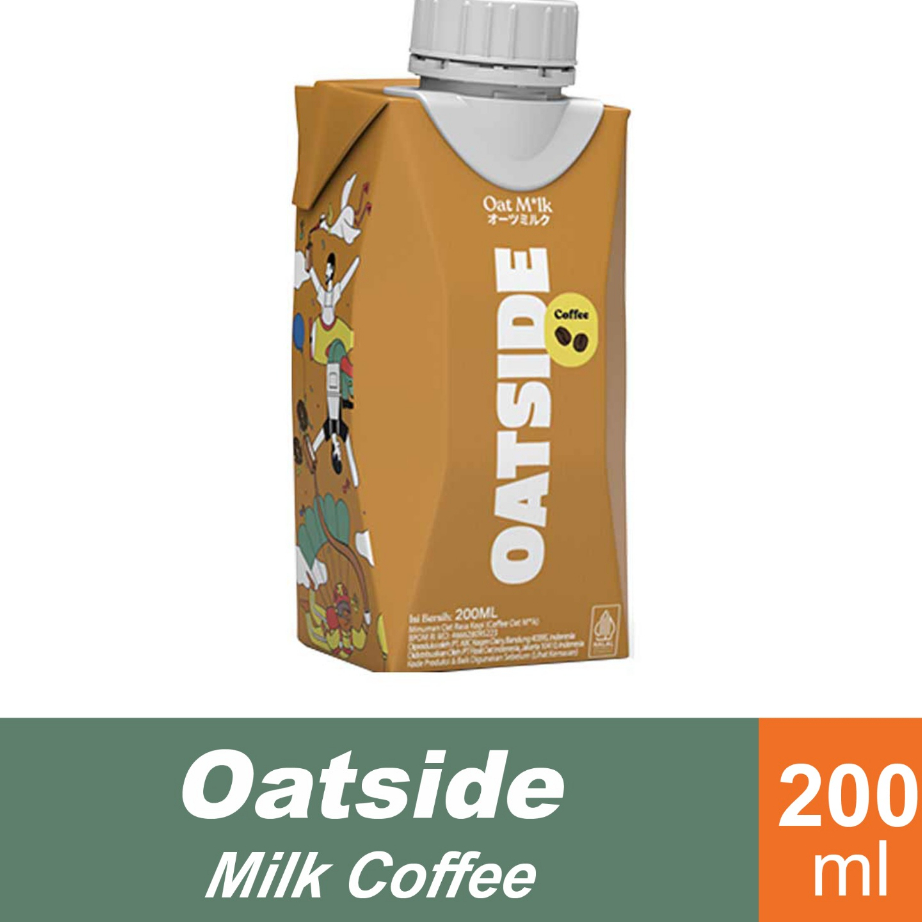 

➙➼✦❃ Oatside Mini Coffee Oat MIlk 200 ML PROMO HALAL