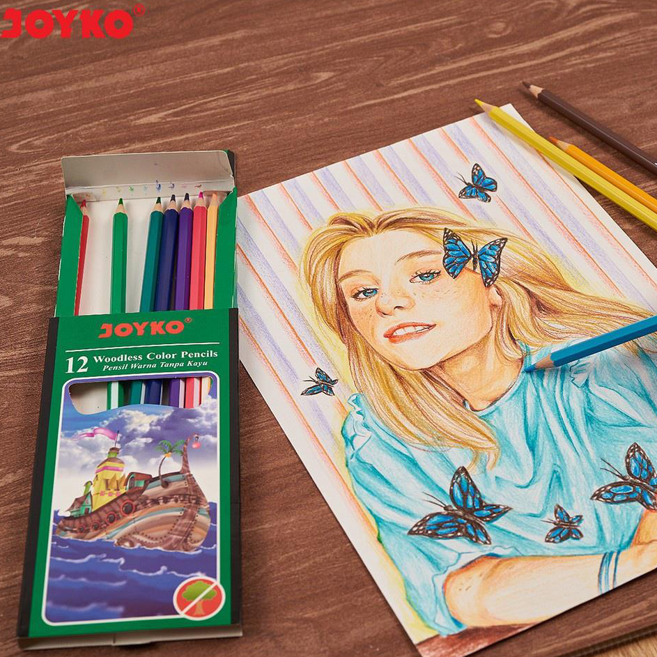 

➜♪✲❊ [CALLISTA] Joyko Pensil Warna 12 Warna Panjang CP-103 Terlaris