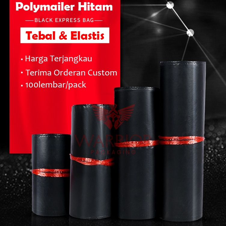 

Terbatas Polymailer Plastik Packing Baju Olshop Hitam 30X40CM Isi 100pcs Semi Glossy Grosir Termurah Kirim Sekarang