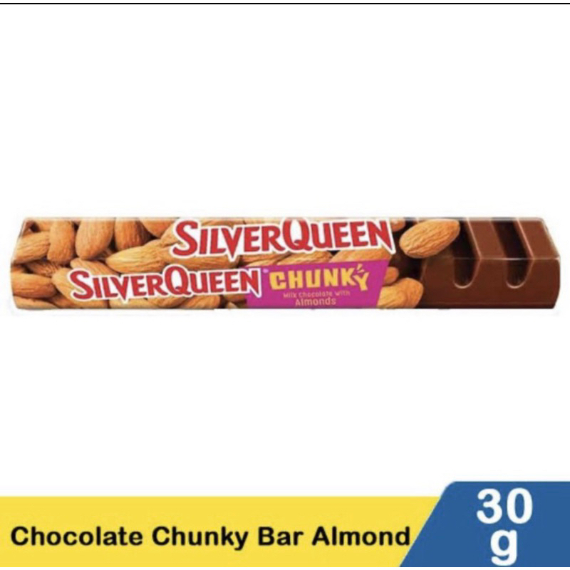

Silverqueen chuncky bar 30GR - ALMOND