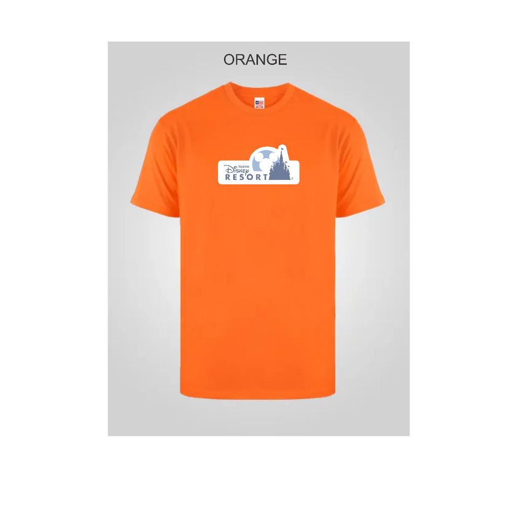 T-Shirt DISNEY RESORT Premium Cotton Pria & Wanita