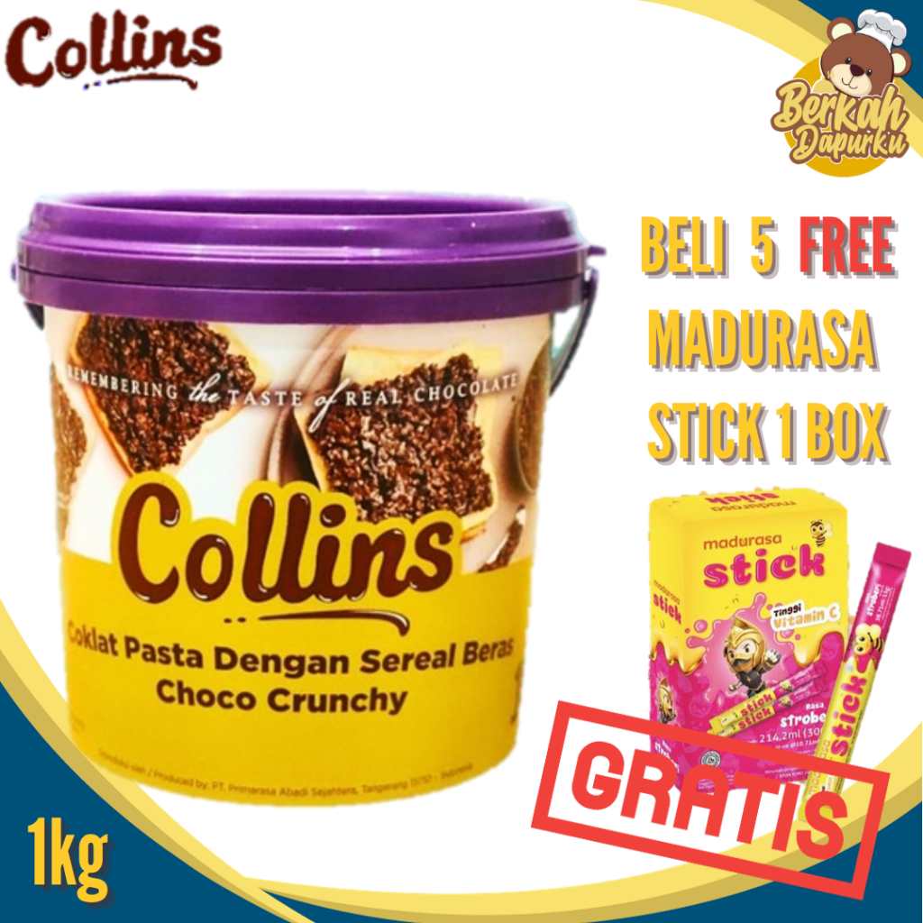 

PROMO! COLLINS CRUNCHY 1Kg - COKLAT VIRAL (JABAR BOGOR)