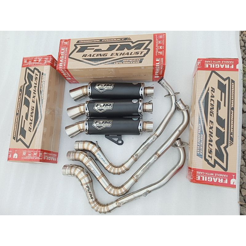 KNALPOT SAMLONG FJM ORIGINAL TIPE DRAG GRATIS LASER NAMA