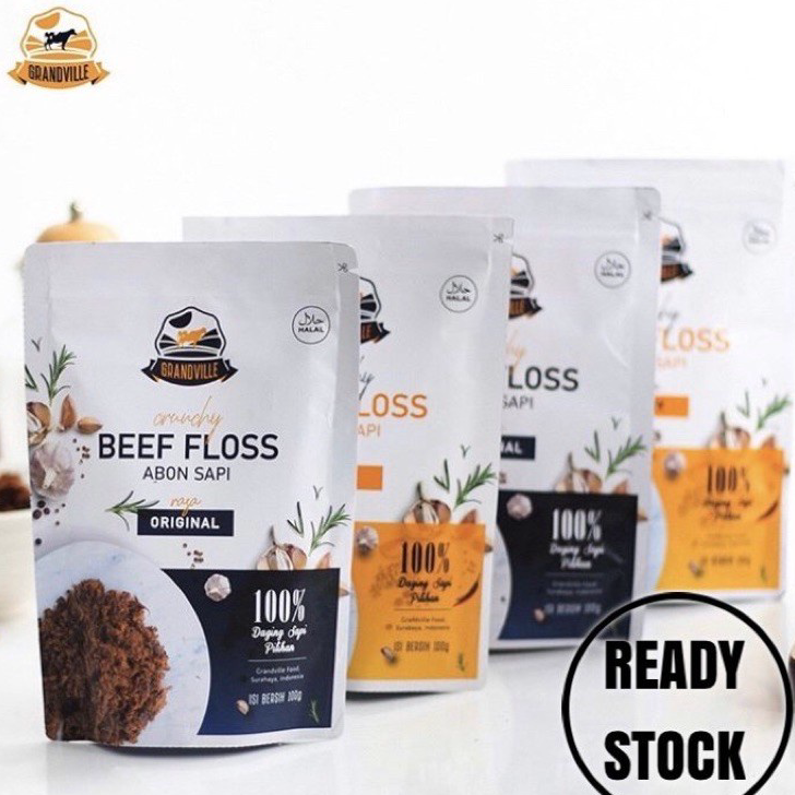 

Baru Grandville Abon Sapi Ayam original spicy 100g Beef Chicken Crunchy - MPASI Terkini