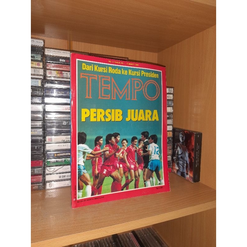 Majalah TEMPO edisi 14 Maret 1990 - Persib Juara