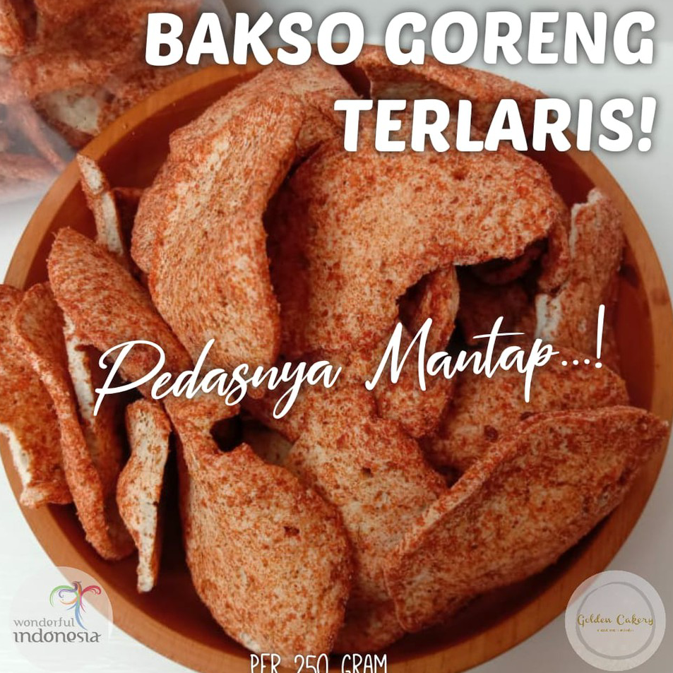 

Ready Stok Keripik Bakso Goreng (Basreng) PEDAS - 250 gr Ready