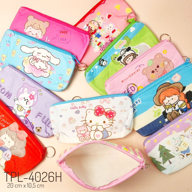 

(( JUALAN SHARON )) TEMPAT PENSIL MOTIF BENTUK POUCH