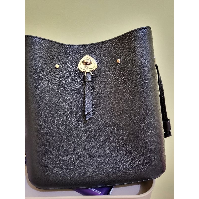 Kate Spade Small Bucket Marti Black Shoulder/Sling Preloved