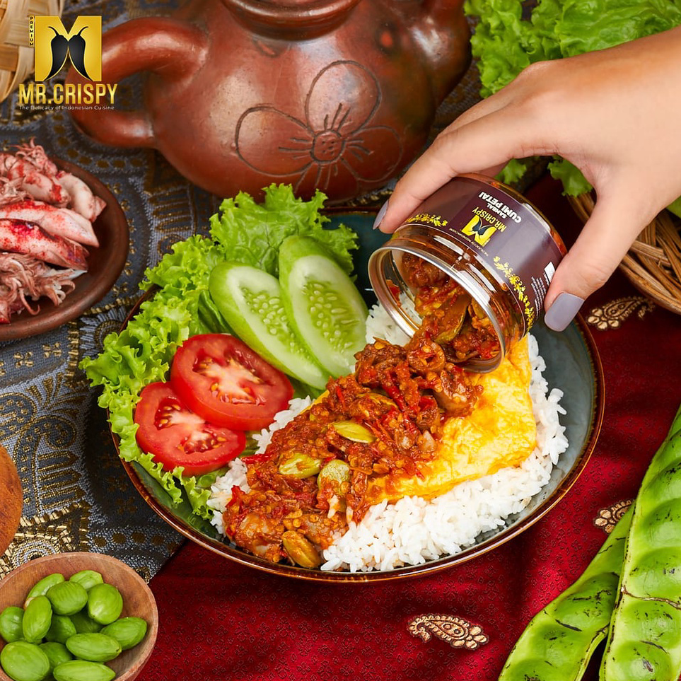 

➠❉✳ Sambal Bawang/Terasi/Jontor/Hijau/Rica Sambel Mr.Crispy Paling Popular