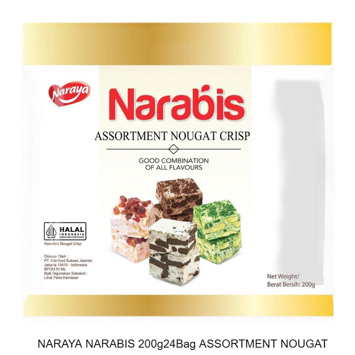 

Best Produk Naraya Narabis 200g Cookies Nougat Crisp 雪花酥 Terupdate
