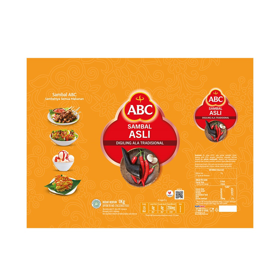 

←✻ ABC Saus Sambal Asli 1 kg Laris