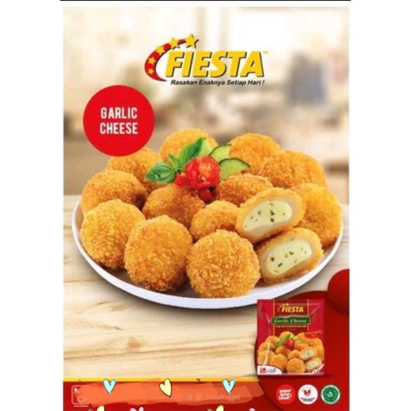 

Fiesta Garlic Cheese 500Gr