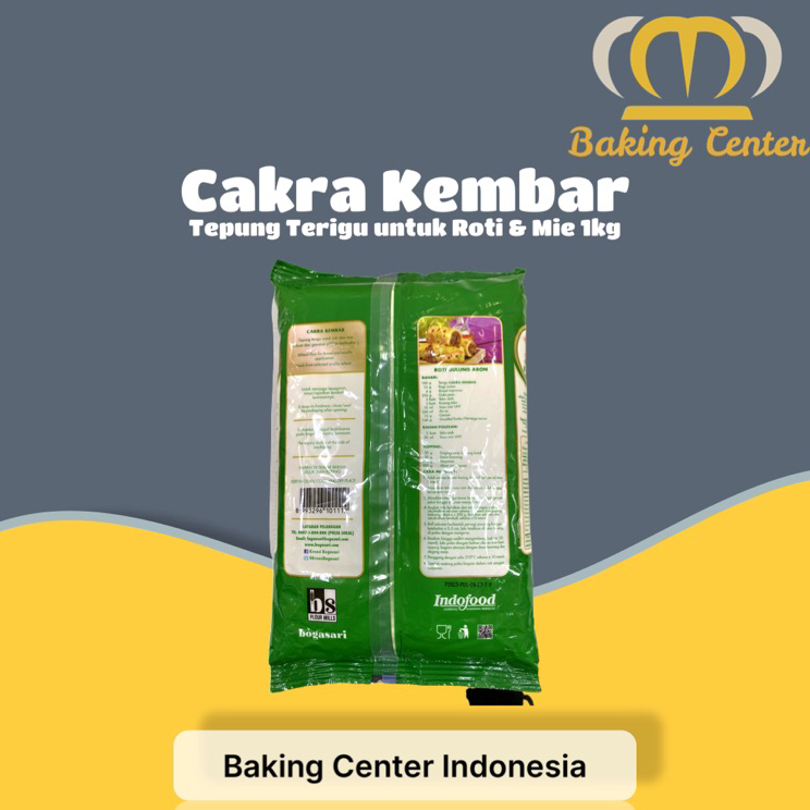 

Murah Tepung Terigu Cakra Kembar Premium 1kg Big Sale