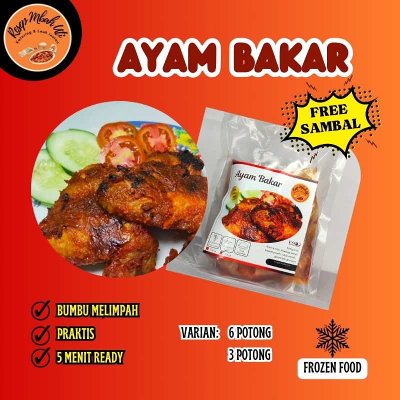 

Resep Mbah Uti Ayam Bakar Frozen Free Sambal