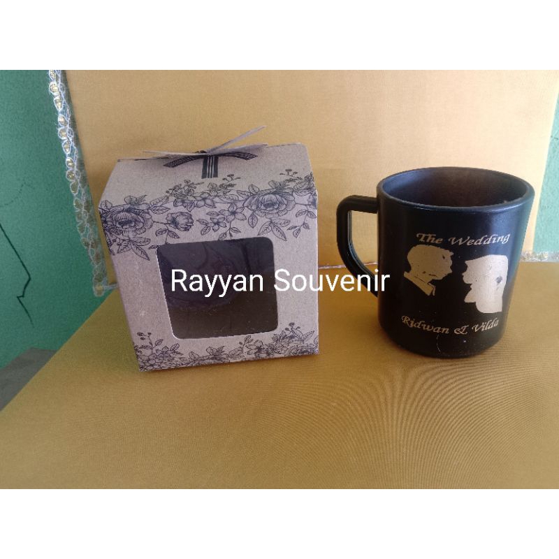souvenir gelas hitam/souvenir gelas kopi/gelas hitam/gelas gagang/souvenir wedding
