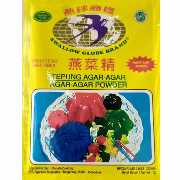

Produk Keren Agar Agar Swallow Globe 7gr Ready Stock