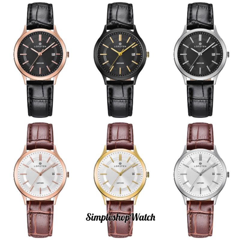 Original 100%!! LOFOTEN 8104 F-8104L Jam Tangan Wanita Garansi Resmi 1 Tahun