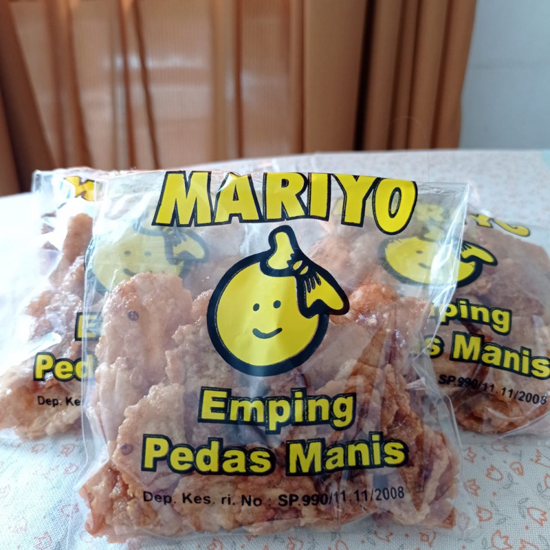 

emping mariyo kemasan kecil 47grm isi 25pack
