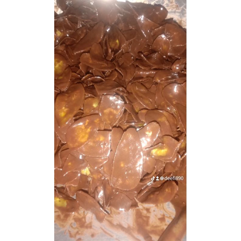 

KRIPIK PISANG MANTUL COKLAT LUMER