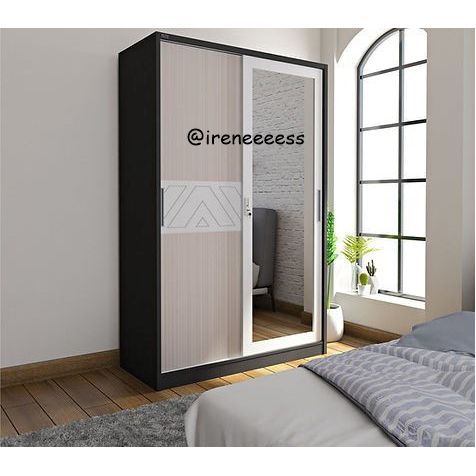 LEMARI PAKAIAN SLIDING BESI / LEMARI BAJU PLAT BESI MODEL TERBARU LEMARI ANTI AIR FORTE B ACTIV