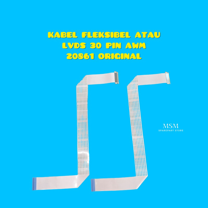 KABEL FLEKSIBEL ATAU LVDS 30 PIN AWM 20861 ORIGINAL