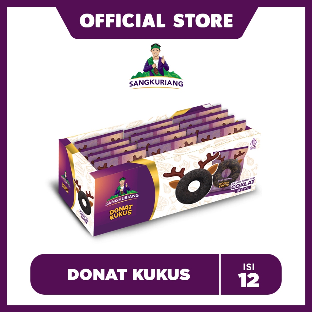 

Donut Kukus Cokelat - Isi 12pcs