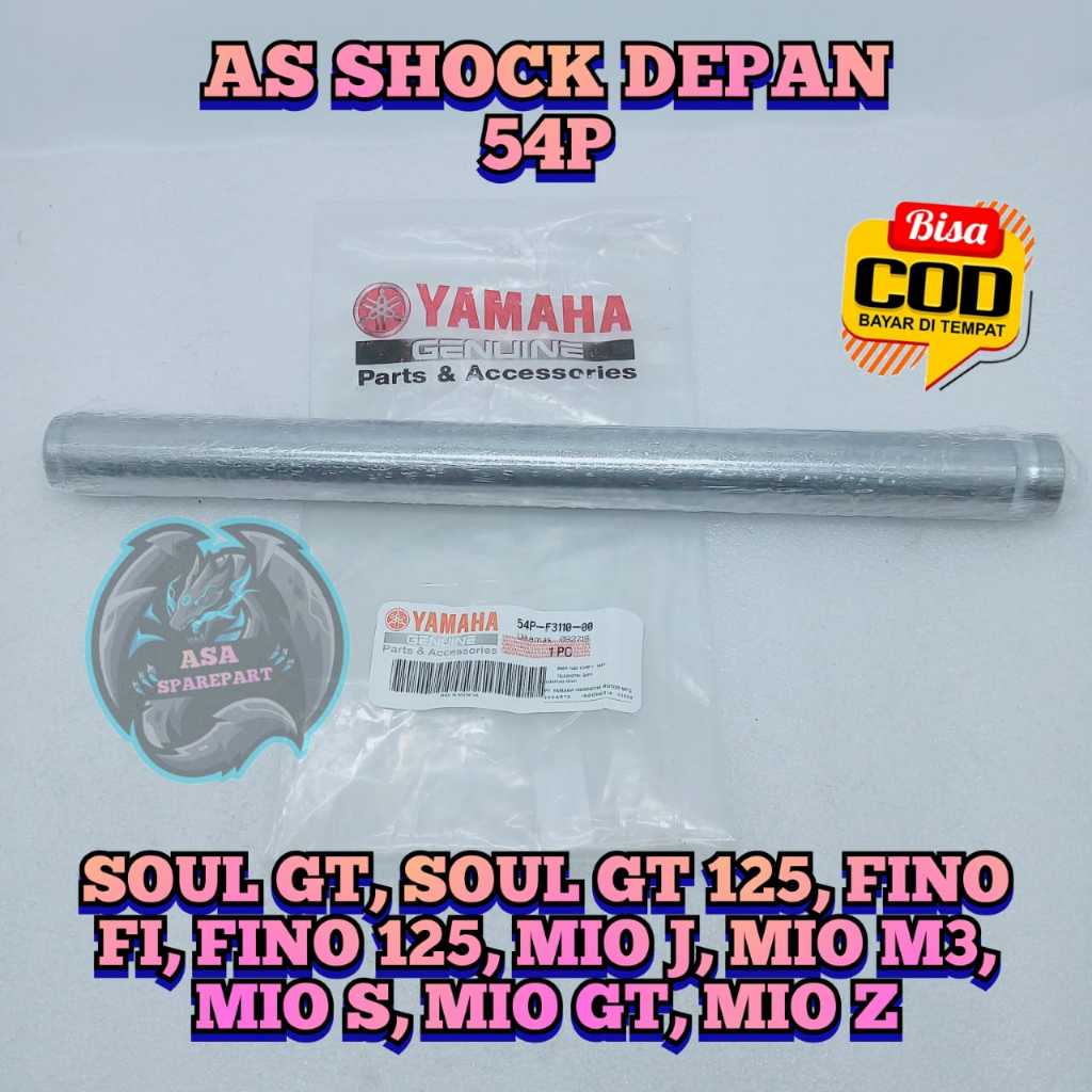 AS SHOCK DEPAN 54P ASLI ORIGINAL MOTOR YAMAHA MIO J , MIO GT , MIO SOUL GT 115 , MIO SOUL GT 125 , F