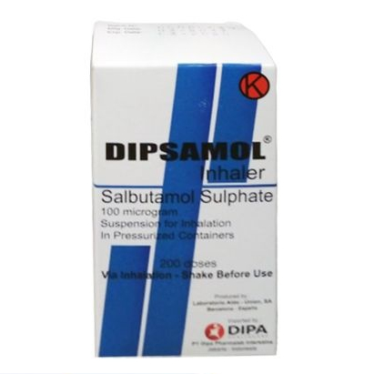 DIPSAMOL INHALER 100MCG