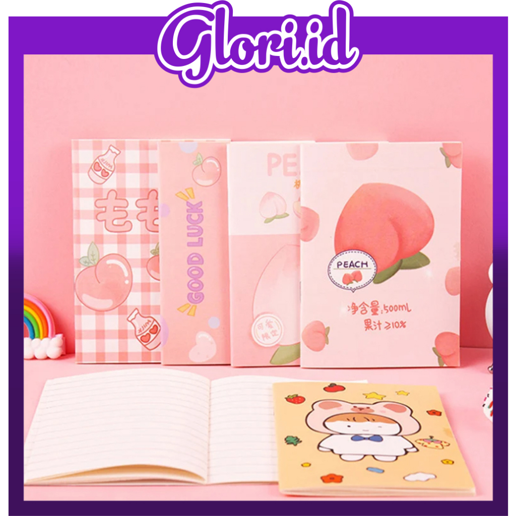

GLORI.ID Notebook A5 Karakter Lucu Buku Tulis A5 Buku Catatan Karakter Lucu S102