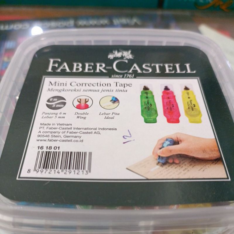 

FABER CASTELL MINI CORRECTION TAPE