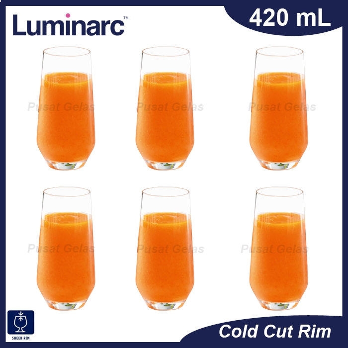 1 SET 6 PCS LUMINARC GELAS/GELAS LUMINARC/GELAS COCKTAIL/GELAS WINE
