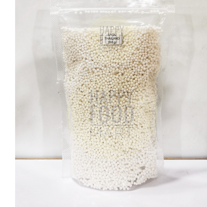 

[MURAH] SAGU MUTIARA THAILAND 250G/SAGO PEARL/ PACAR CINA/SAGU MATA IKAN/ SAGO SEEDS/ TAPIOCA PEARLS