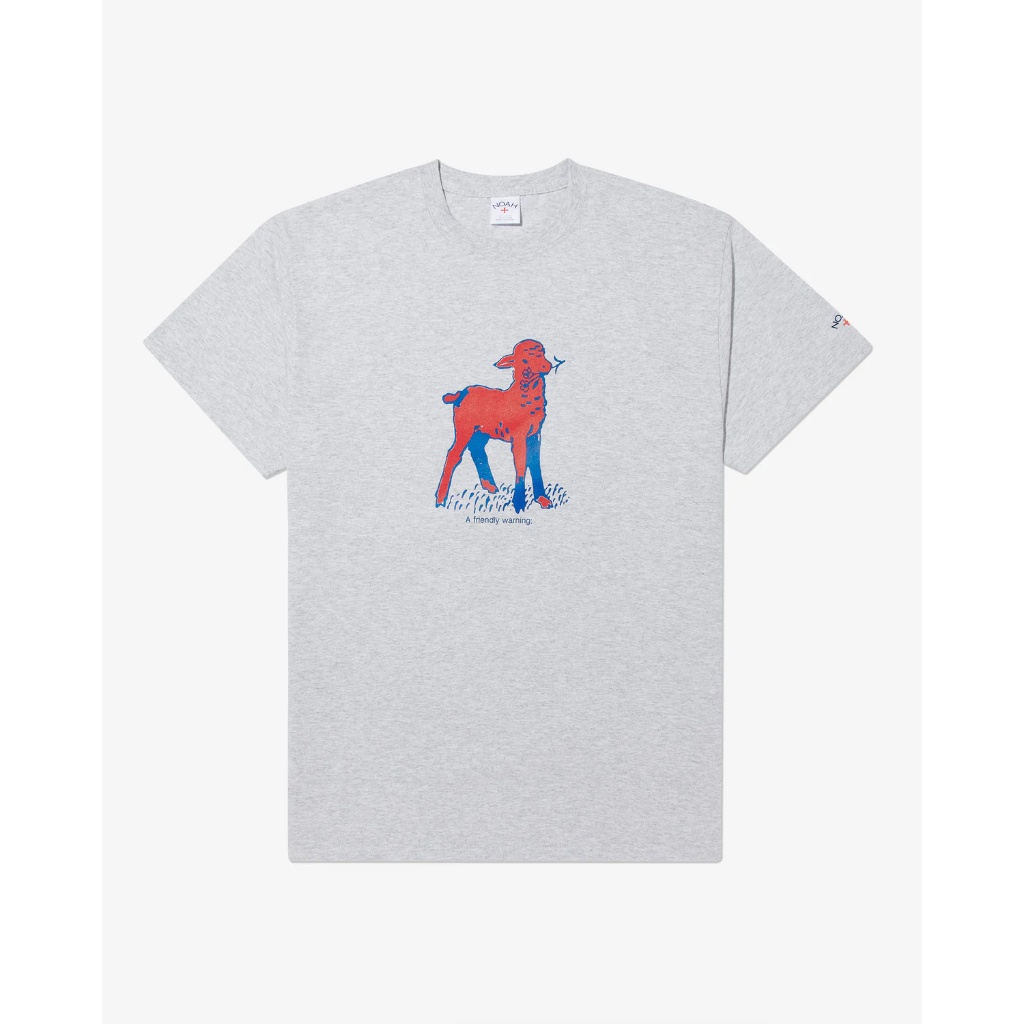 Noah Clothing Friendly Warning White - Kaos Tshirt Noah Unisex