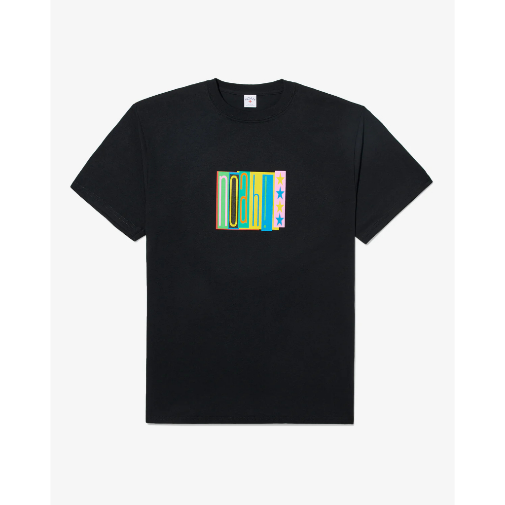 Noah Clothing Color Block Black - Kaos Tshirt Noah Unisex