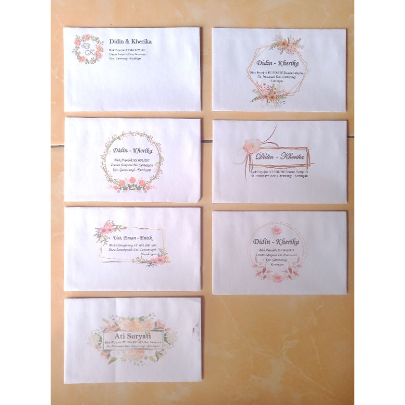 

Amplop Nama Amplop Kondangan