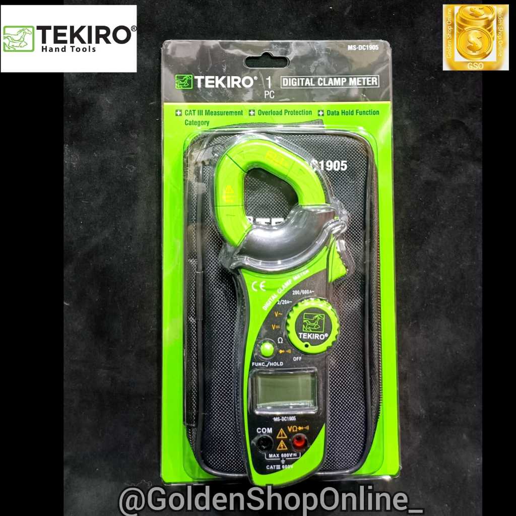 Tekiro Digital Clamp Meter / Tang Amper Digital Merk Tekiro