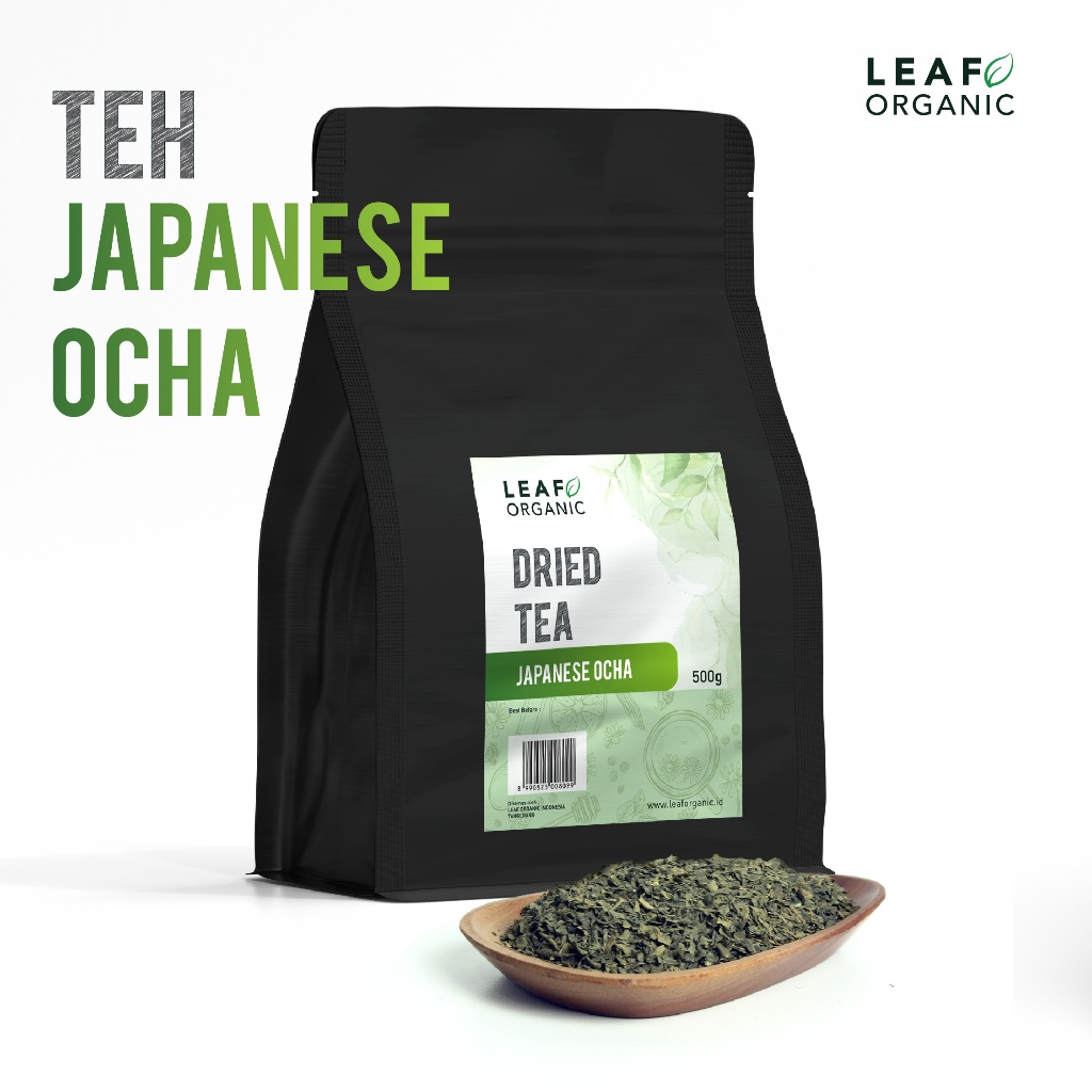 

TEH PREMIUM JAPANESE OCHA, LEAF ORGANIC DAUN GREEN TEA SENCHA 500G