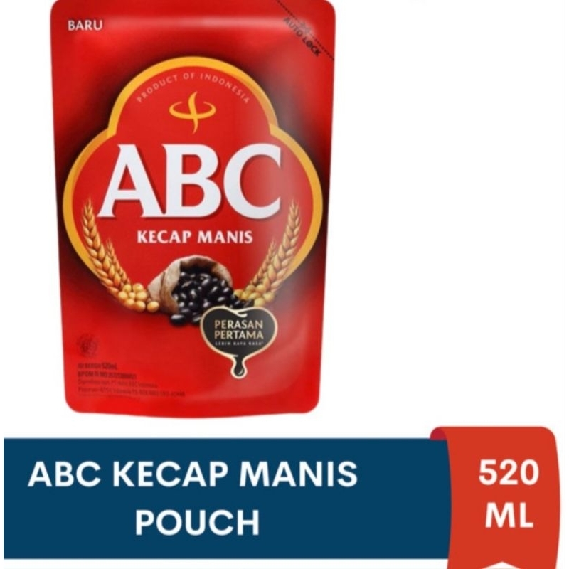 

kecap ABC manis pouch 520ml