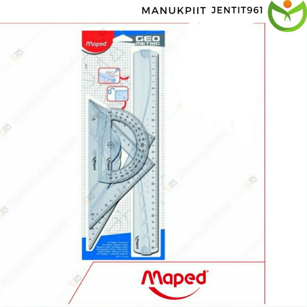 

Paket Penggaris Maped Geometric 30 cm