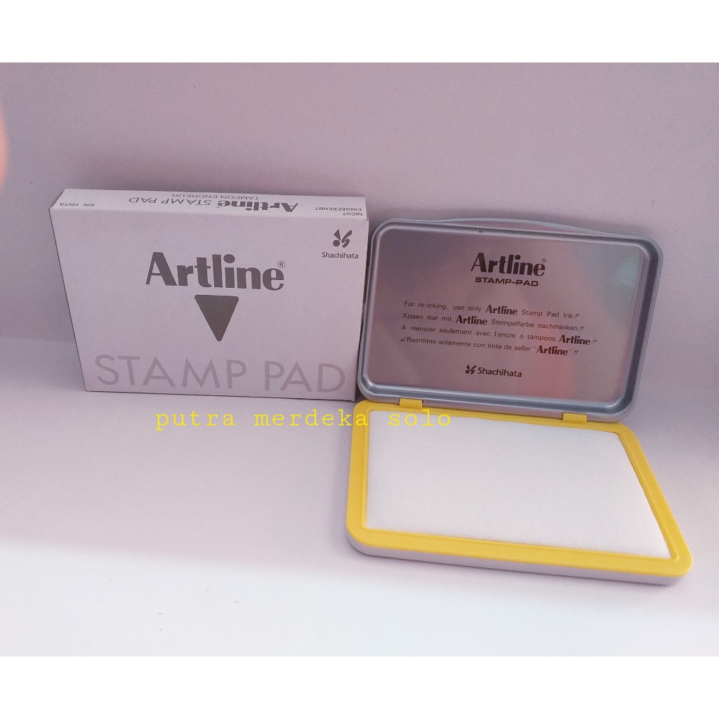 

Stamp Pad Artline Bantalan Tinta Artline nomor 0 nomor 1 nomor 2