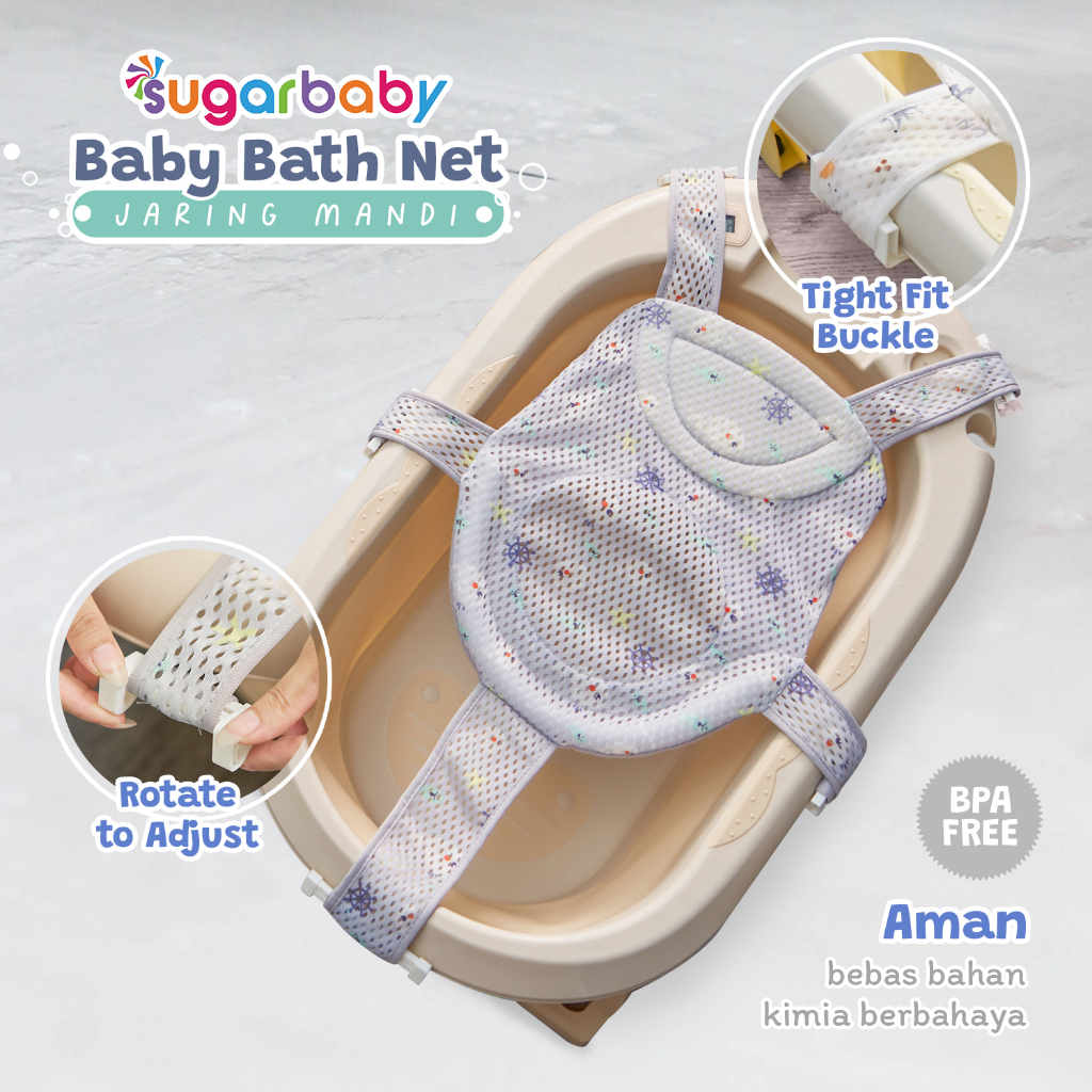 Sugar Baby Bath Net Bayi Jaring mandi baby