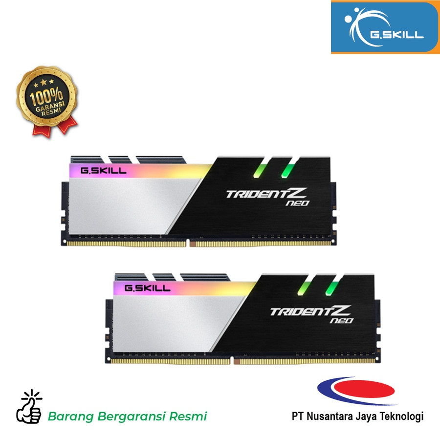 G.SKill DDR4 Trident Z Neo F4-3600C16D-16GTZN 16GB 2x8GB 3600Mhz Memory Ram