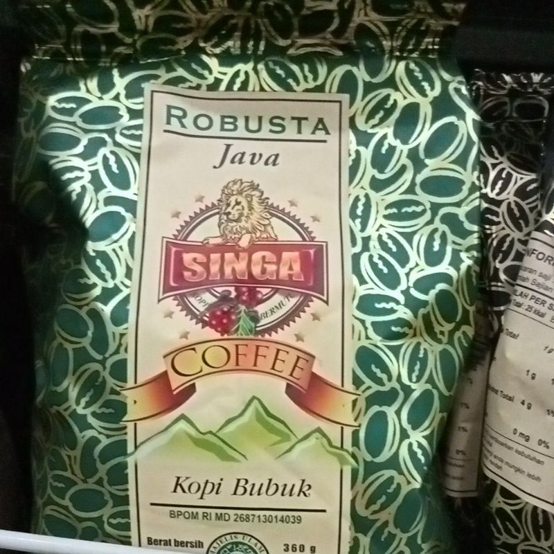 

KOPI SINGA ROBUSTA 360GR