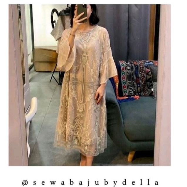 Sewa Baju Dress / Sewa Baju Kondangan / Sewa Baju Wisuda Nude