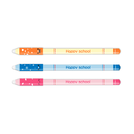 

M&G Happy School Stick Erasable gel Pen 0.5mm Black ink [Per 1 Pulpen]