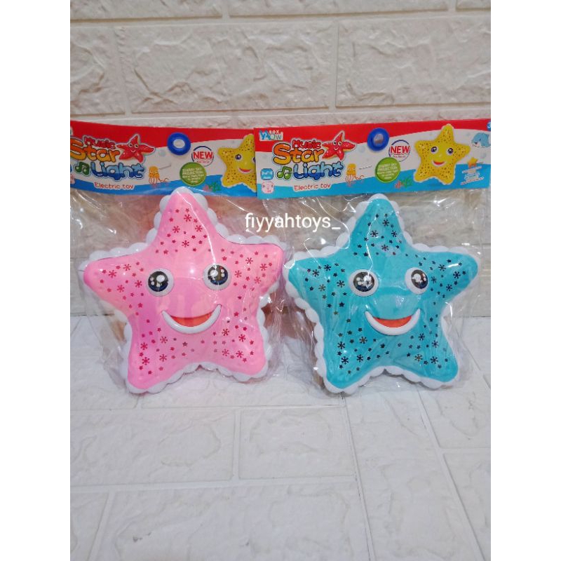 Mainan Anak Bintang Musik Dan Lampu Berjalan - Music Star Light