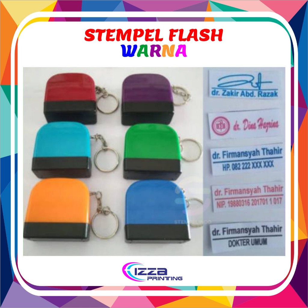 

STAMPEL FLASH GANTUNGAN KUNCI 3x1 (Stempel Dokter, Bidan, Perawat, Nama dan NIP, Nama dan Jabatan,Nama dan NO.HP)